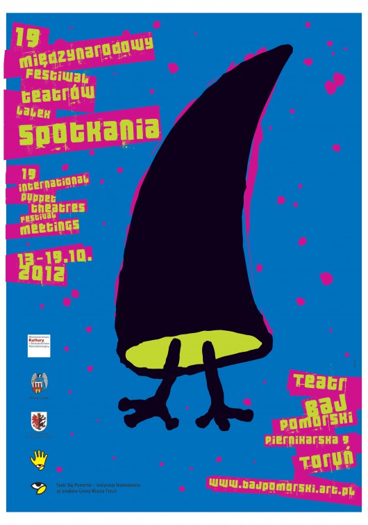 XIX Międzynarodowy Festiwal Teatrów Lalek Spotkania 2012, plakat (źródło: materiały prasowe organizatora)
