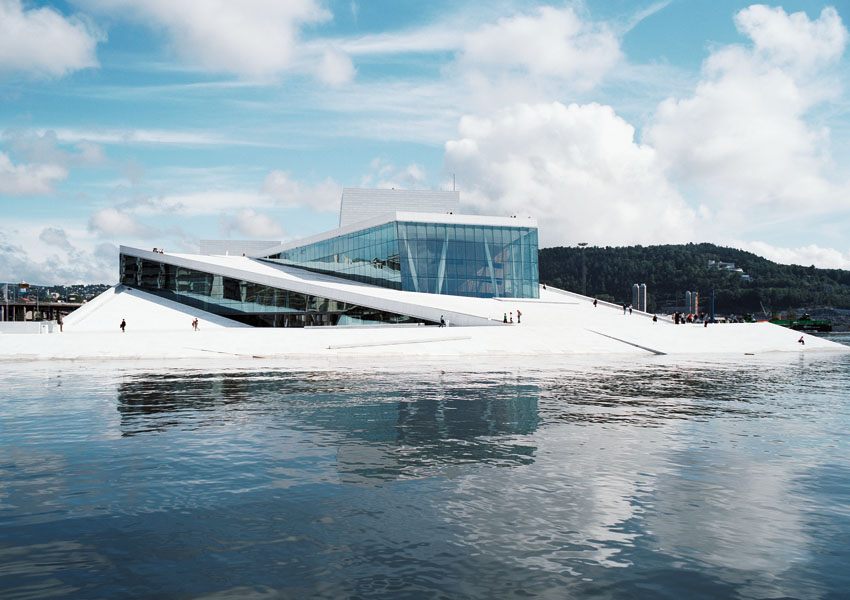 Oslo Opera House, projekt pracowni Snøhetta (źródło: materiały prasowe organizatora)