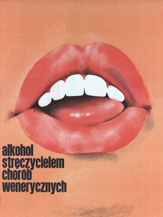 Waldemar Świerzy, „Alkohol stręczycielem chorób wenerycznych”, 1971 (źródło: materiały prasowe organizatora)