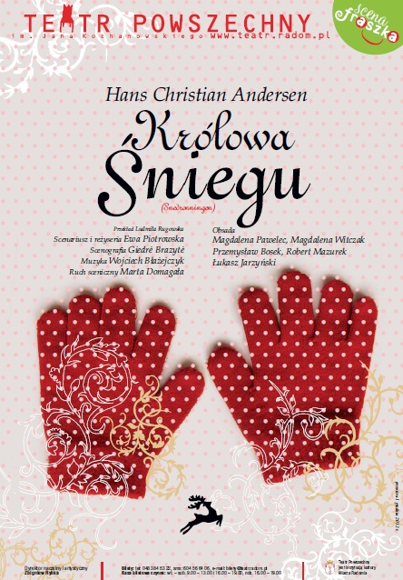 „Królowa Śniegu”, reż. Ewa Piotrowska - plakat (źródło: materiały prasowe)