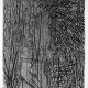 Joanna Piech, „Anioł I”, linoryt, 170 x 90 cm (ok. 170 x 90 cm), 2002 (źródło: materiały prasowe organizatora)