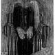 Joanna Piech, „Czas na spacer”, linoryt, 157 x 90 cm (160 x 96 cm), 2009 (źródło: materiały prasowe organizatora)