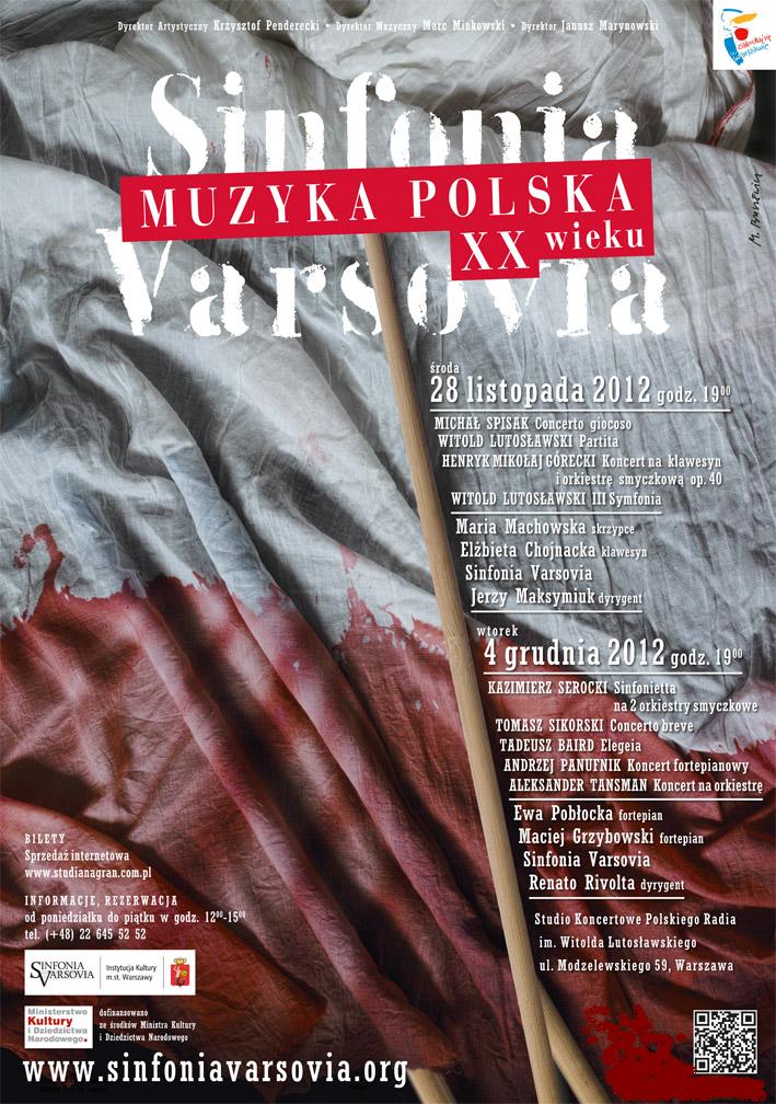 Plakat „Muzyka Polska XX wieku" (źródło: materiały prasowe)