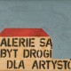 Paweł Susid, „Galerie są zbyt drogie dla artystów”, 2006, akryl, płótno, 26,5x32,5cm (źródło: materiały prasowe organizatora)