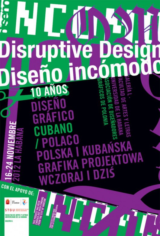 „Diseño incómodo”, polska i kubańska grafika projektowa (źródło: materiały prasowe organizatora)