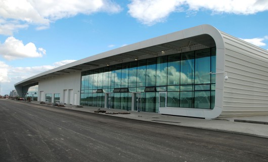 Terminal pasażerski portu lotniczego w Lublinie, proj. Grzegorz Stiasny i Jakub Wacławek