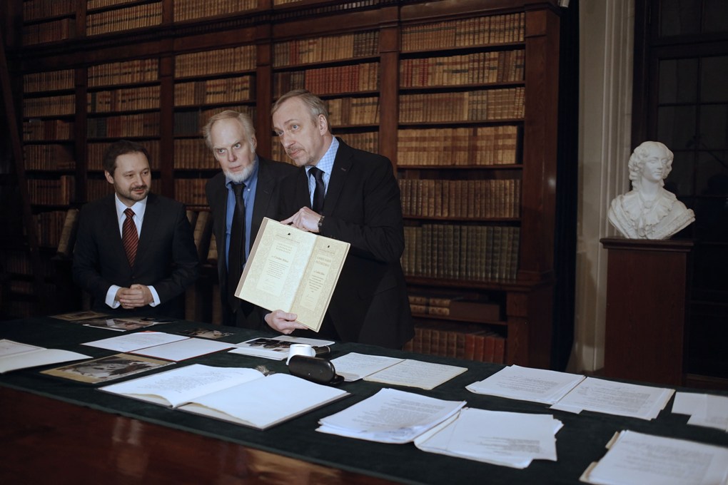 Przekazanie rękopisów Czesława Miłosza Bibliotece Narodowej w Warszawie (źródło: materiał prasowy)