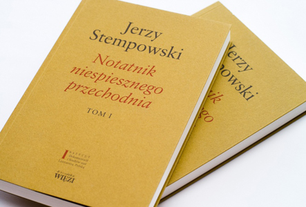 Jerzy Stempowski, „Notatki niespiesznego przechodnia", okładka (źródło: materiał prasowy)