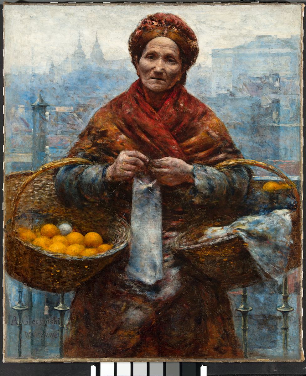 Aleksander Gierymski, „Żydówka z pomarańczami”, ok. 1881, MNW, zdjęcie po konserwacji (źródło: materiały prasowe organizatora)