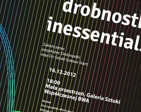 Podsumowanie projektu „Drobnostki”, Galeria BWA w Katowicach (źródło: materiały prasowe organizatora)