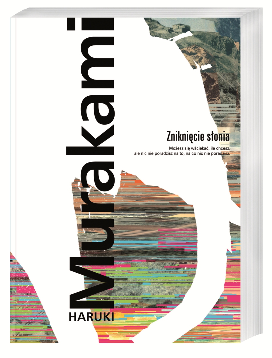 „Zniknięcie słonia", Haruki Murakami, okładka (źródło: materiał prasowy)