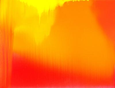 Madara Gulbis, „Jesienny oranż”, 2011, olej, płótno, 100 x 130 cm (źródło: materiały prasowe organizatora)