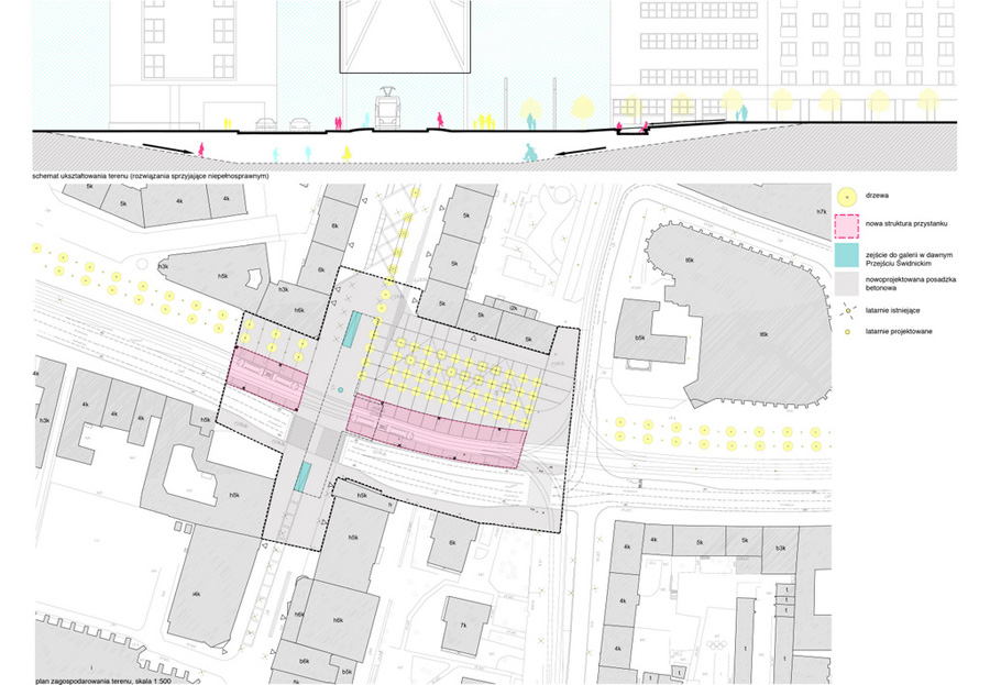 Projekt przebudowy Przejścia Świdnickiego we Wrocławiu, Major Architekci (źródło: materiały prasowe)