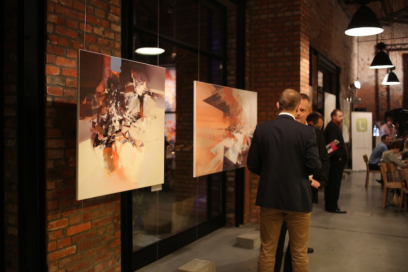 Robert Proch, wernisaż wystawy „w niedoczasie”, Warszawa Wschodnia, 11 grudnia 2012 roku (źródło: materiały prasowe organizatora)