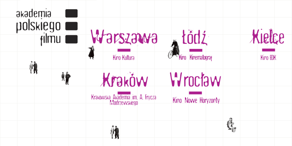 Akademia Polskiego Filmu w Łodzi, Kielcach, Warszawie, Krakowie i Wrocławiu (źródło: materiały prasowe)