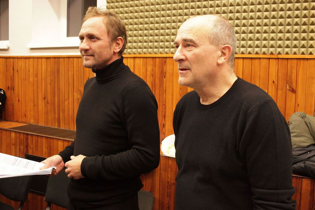 Andrzej Chyra i Marek Weiss, fot. Sebastian Ćwikła (źródło: materiały prasowe)