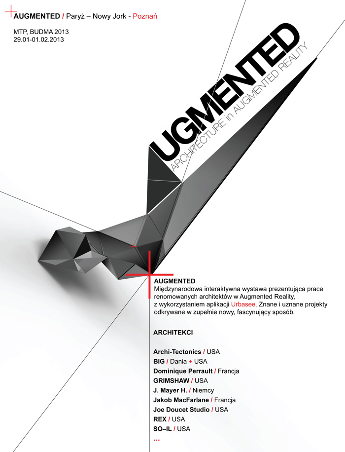 Wystawa „Augmented”, plakat (źródło: materiały prasowe organizatora)