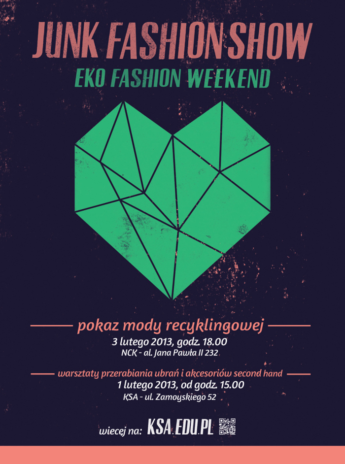 EkoFashion Weekend 2013, plakat (źródło: materiały prasowe organizatora)