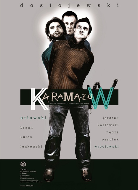 „Karamazow”, reż. Jacek Orłowski - plakat (źródło; materiały prasowe)
