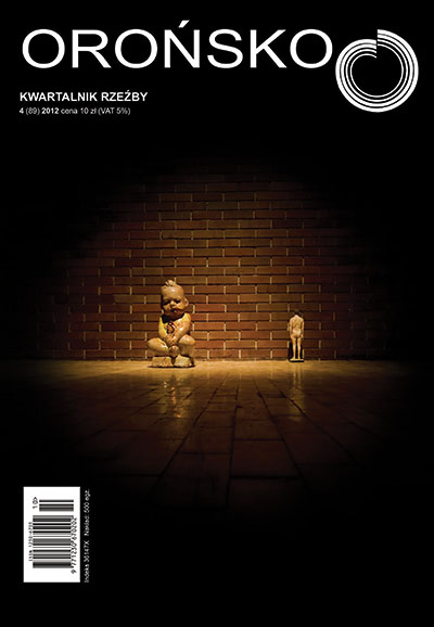 „Orońsko. Kwartalnik rzeźby", nr 4/2012, okładka (źródło: materiał prasowy)