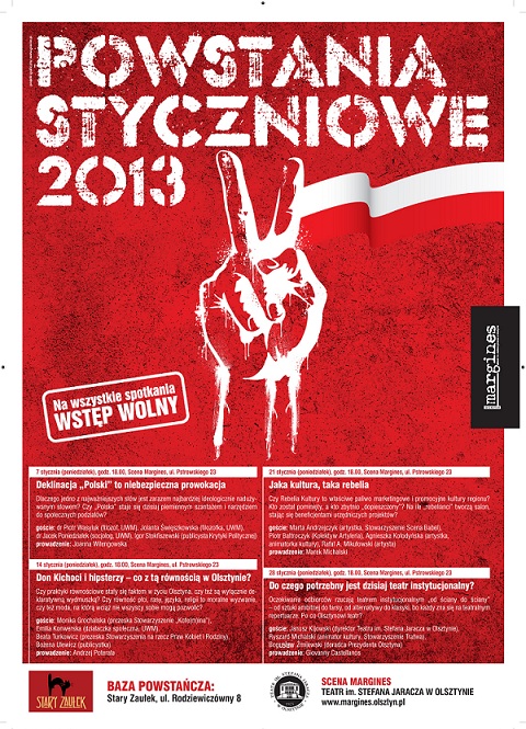 „Powstania styczniowe 2013” - plakat (źródło: materiały prasowe)
