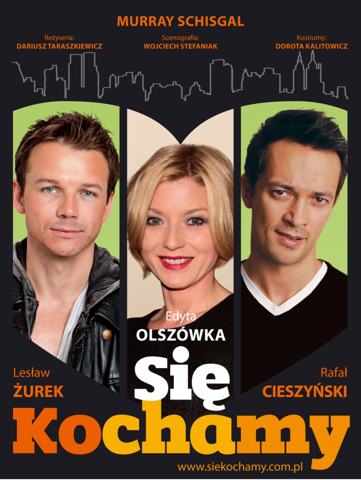 „Się kochamy", reż. Dariusz Taraszkiewicz, plakat, Ale! Teatr, Warszawa (źródło: materiał prasowy)