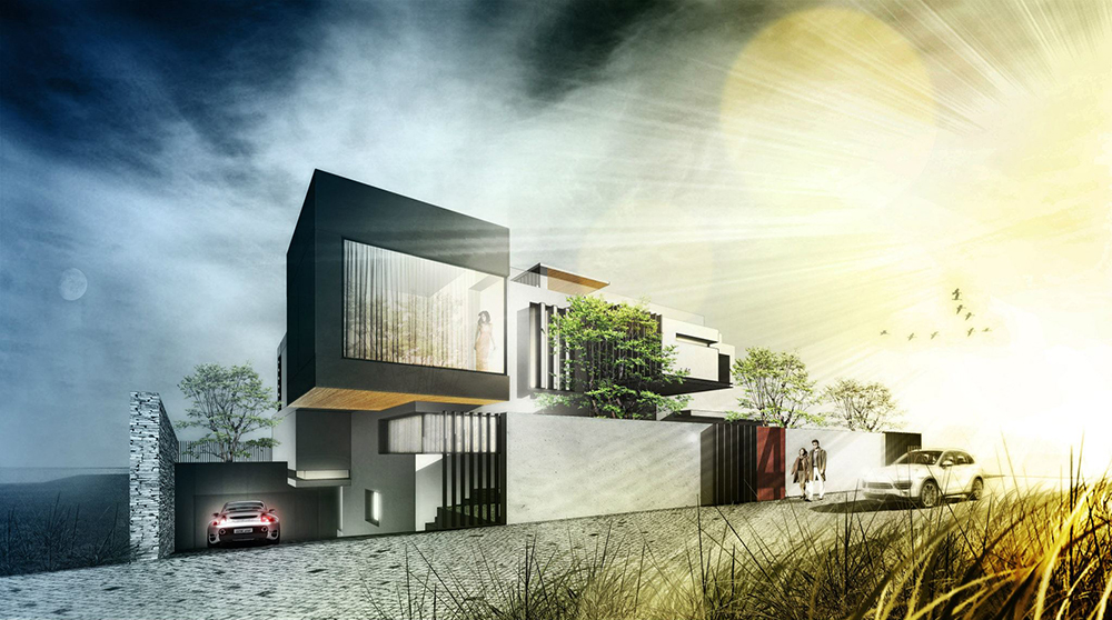 Skyfall House w Krakowie, proj. BXBstudio (źródło: materiały prasowe)