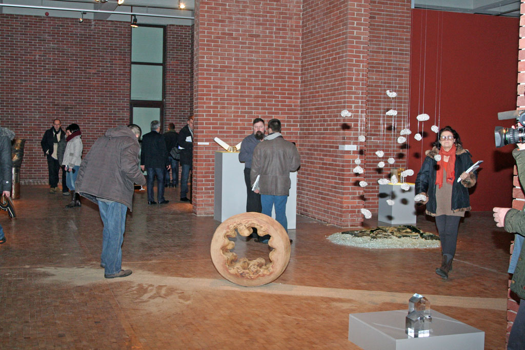 Wystawa „Trzy wymiary”, Muzeum Rzeźby Współczesnej w Orońsku, wernisaż, 2 lutego 2013 r. (źródło: materiały prasowe organizatora)