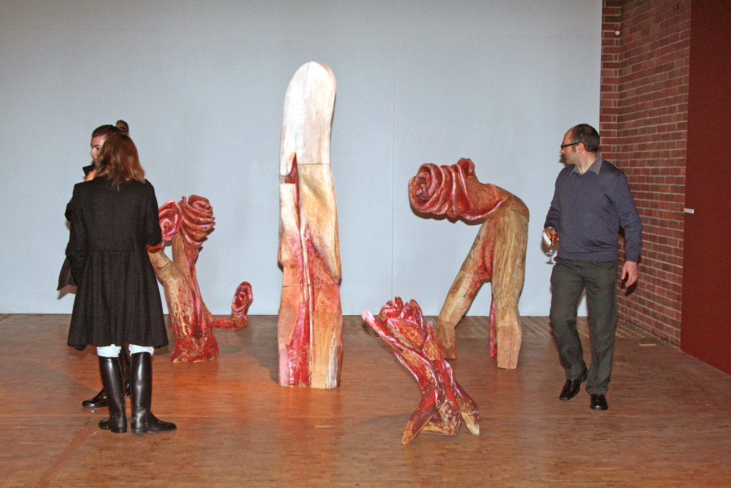 Wystawa „Trzy wymiary”, Muzeum Rzeźby Współczesnej w Orońsku, wernisaż, 2 lutego 2013 r. (źródło: materiały prasowe organizatora)