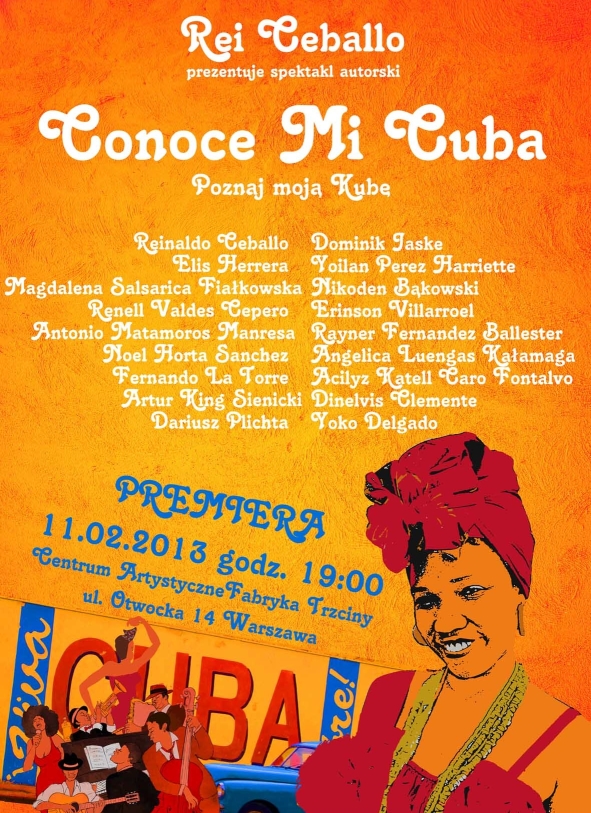 „Conoce mi Cuba” czyli „Poznaj moją Kubę”, plakat (źródło: materiały prasowe)