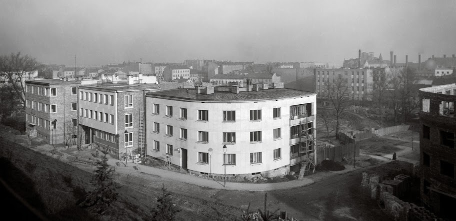 Nowa zabudowa ul. Dynasy, architekci Wacław Weker, Stanisław Ogórek, Stefan Tworkowski, ok. 1938 (źródło: materiały prasowe organizatora)