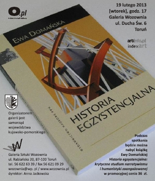 Ewa Domańska, „Historia egzystencjalna: studium narratywizmu i humanistyki zaangażowanej", okładka (źródło: materiał prasowy)