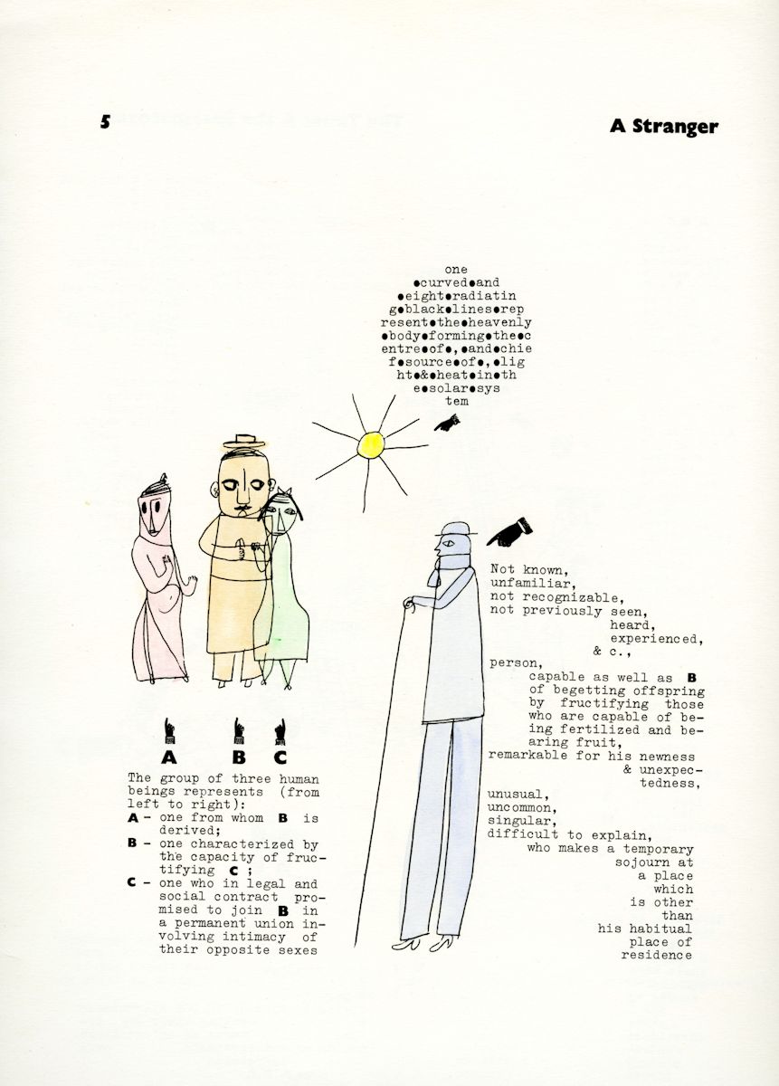 Franciszka i Stefan Themerson „Obcy”, z cyklu „Semantyczne Divertimenta”, 1946 (źródło: materiały prasowe organizatora)
