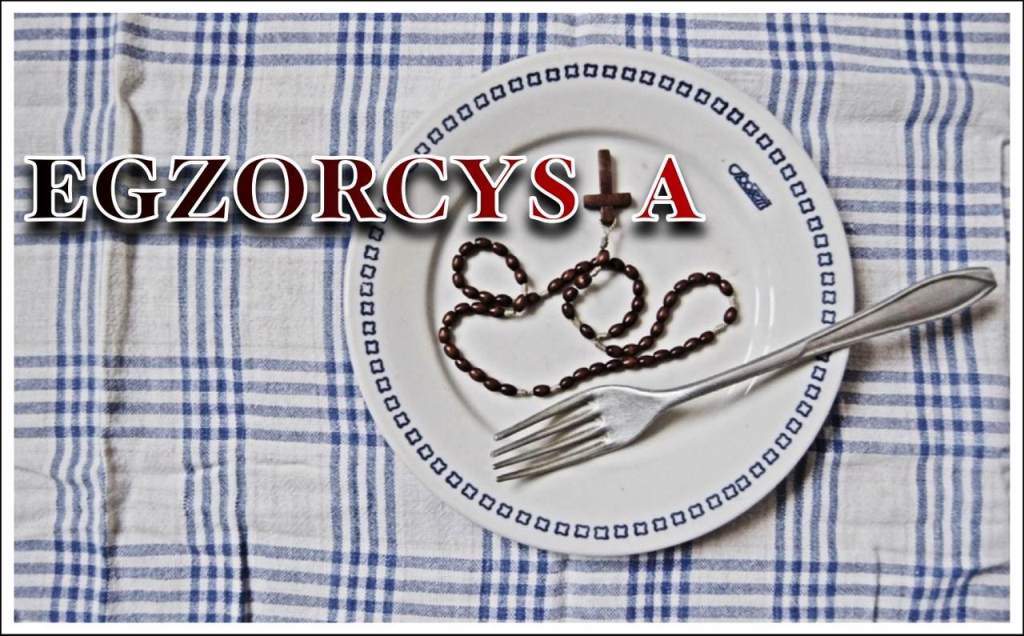 „Egzorcysta”, reż. Krzysztof Kopka, Teo Dumski - plakat (źródło: materiały prasowe)