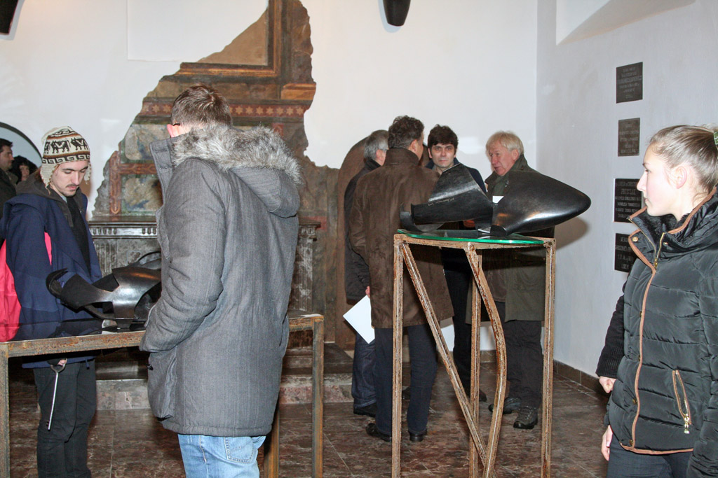 Krzysztof M. Bednarski, „Moby Dick – Jądro ciemności”, Centrum Rzeźby Polskiej w Orońsku, wernisaż 2 lutego 2013 r. (źródło: materiały prasowe organizatora)