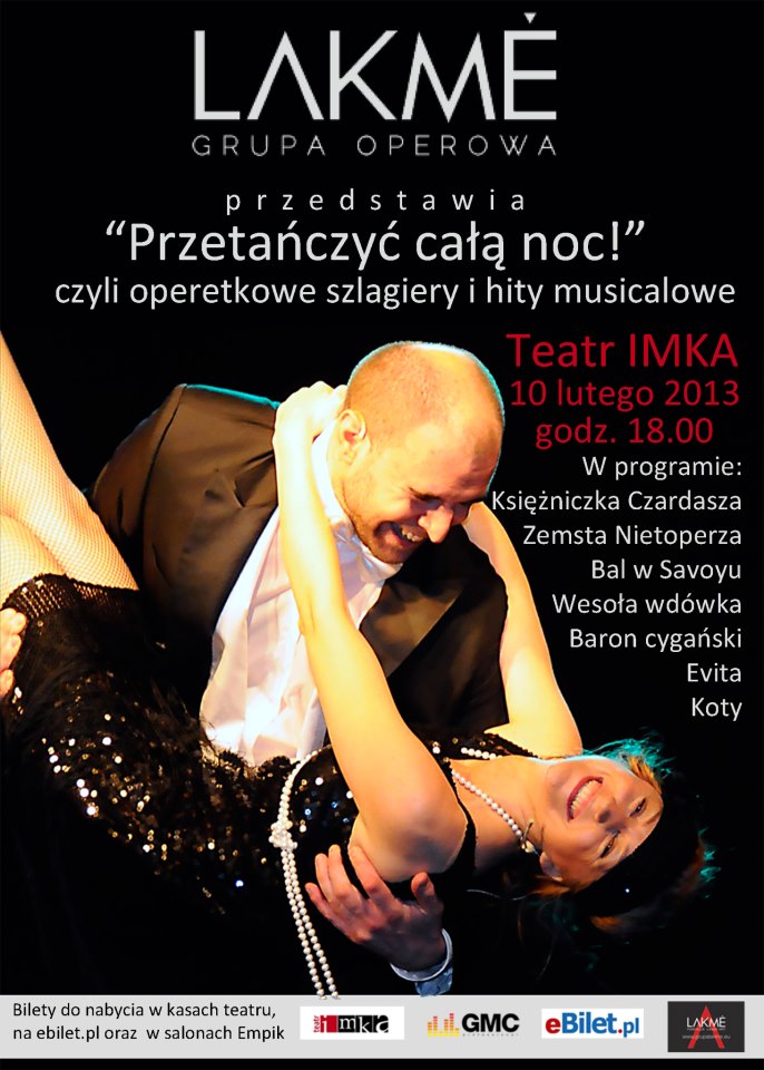 „Przetańczyć całą noc", Grupa Operowa Lakme, Teatr IMKA, Warszawa (źródło: materiał prasowy)