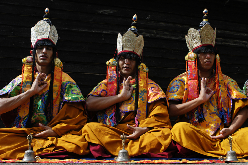 Tybetańscy mnisi z klasztoru Tashi Lhunpo (źródło: materiały prasowe)