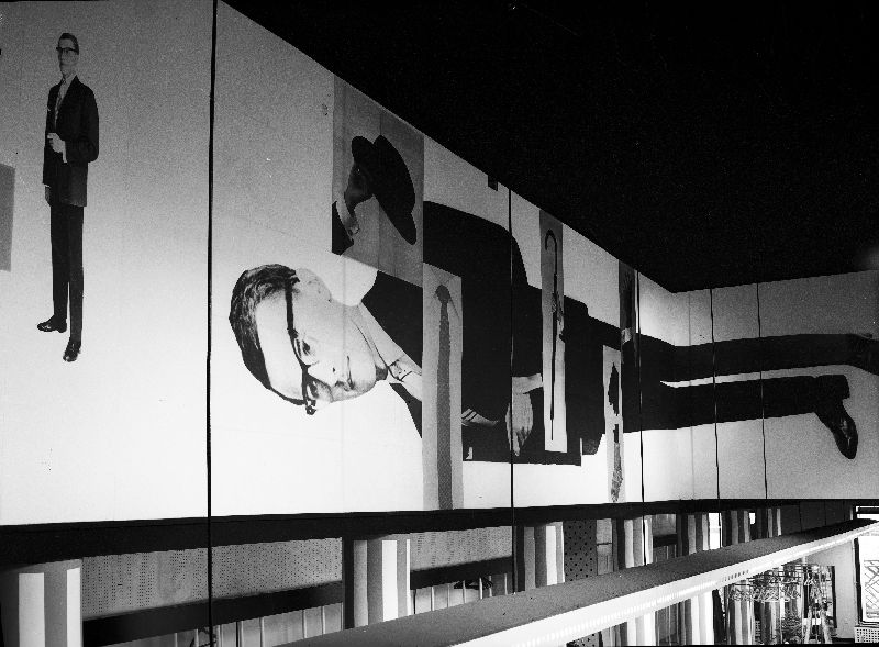 Zbigniew Dłubak, Aranżacja sklepu z konfekcja męską Adam, 1962 © Fundacja Archeologia Fotografii A. Dłubak (źródło: materiały prasowe organizatora)