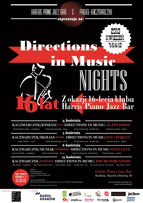 „Directions in Music Nights” - plakat (źródło: materiały prasowe)