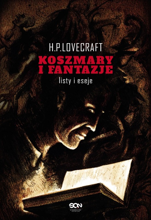 „Koszmary i fantazje. Listy i eseje", H.P. Lovecraft, okładka (źródło: materiał prasowy)