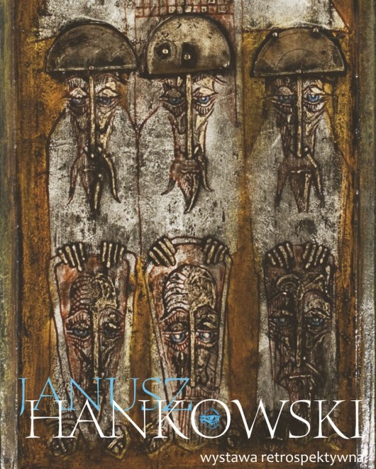 Janusz Hankowski, wystawa retrospektywna, Centrum Sztuki Galeria EL w Elblągu, plakat (źródło: materiały prasowe organizatora)