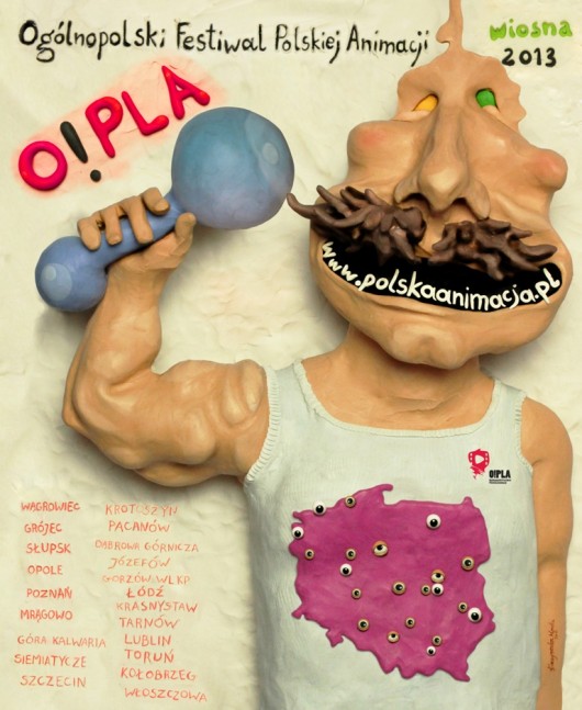 Ogólnopolski Festiwal Polskiej Animacji „O!PLA” – plakat (źródło: materiały prasowe)