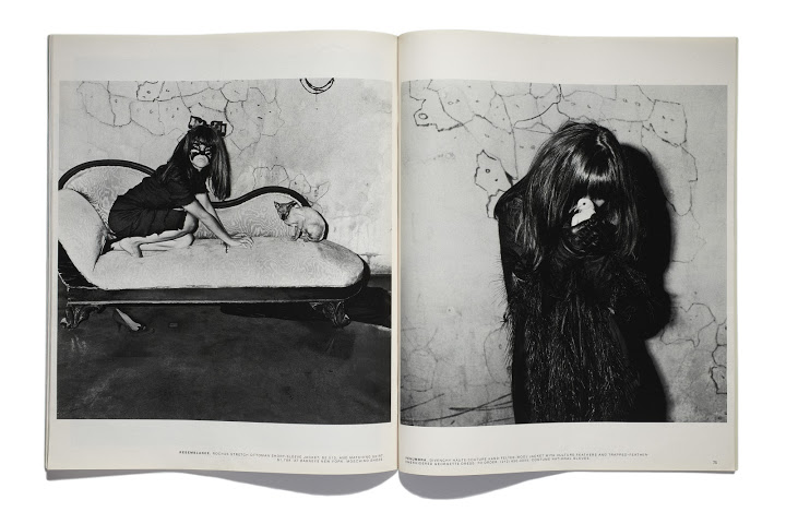 The New York Times Magazine Tearsheets, Roger Ballen, „Resemblance”. From „The Selma Blair Witch Project: Fall’s Dark Silhouettes Have a Way of Creeping Up on You,” published October 30, 2005. Courtesy Gagosian Gallery, New York