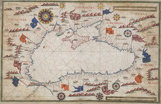 Tabula Orbis (Mapa Świata) z Geografii Klaudiusza Ptolemeusza w redakcji Nicolausa Germanusa. Florencja, 1467 r. (fot. dzięki uprzejmości Biblioteki Narodowej w Warszawie)