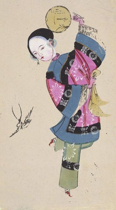 Tańcząca piękność z jaskółką, Mianzhu, prow. Sichuan, 1930-1932 (źródło: materiały prasowe organizatora)