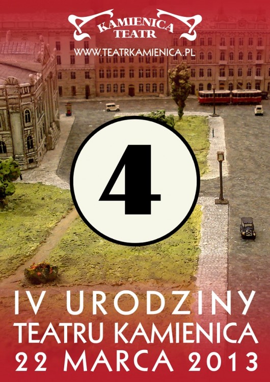 Urodziny Teatru Kamienica - plakat (źródło: materiały prasowe)