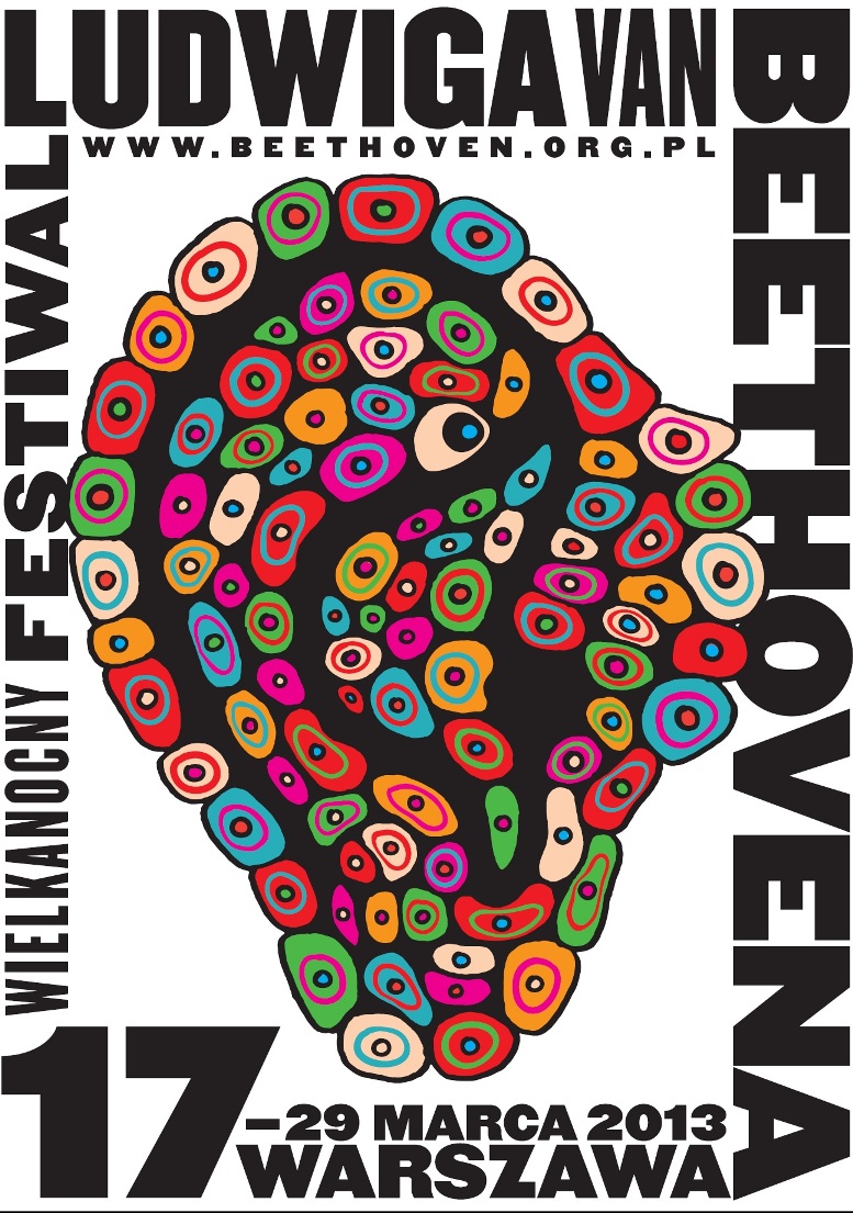 17. Wielkanocny Festiwal Ludwiga van Beethovena, Warszawa, plakat (źródło: materiał prasowy)