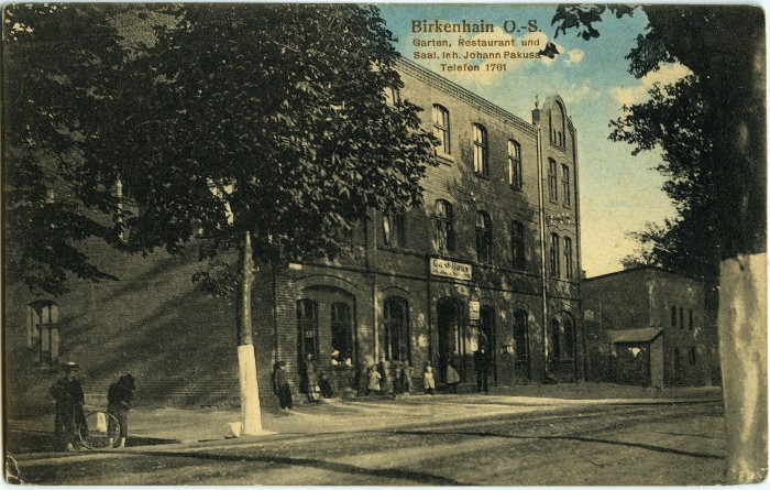 Brzeziny, Budynek restauracji Johanna Pakusy, 1911 rok (źródło: mat. prasowe)