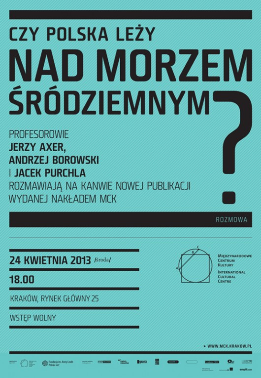 Czy Polska leży nad Morzem Śródziemnym? Plakat (źródło: mat. prasowe)