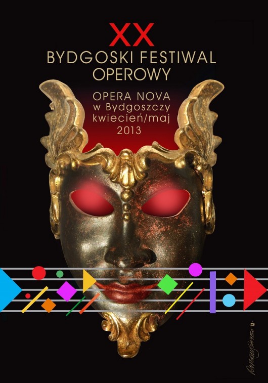 Plakat 20. Festiwalu Operowego w Bydgoszczy (materiały prasowe)